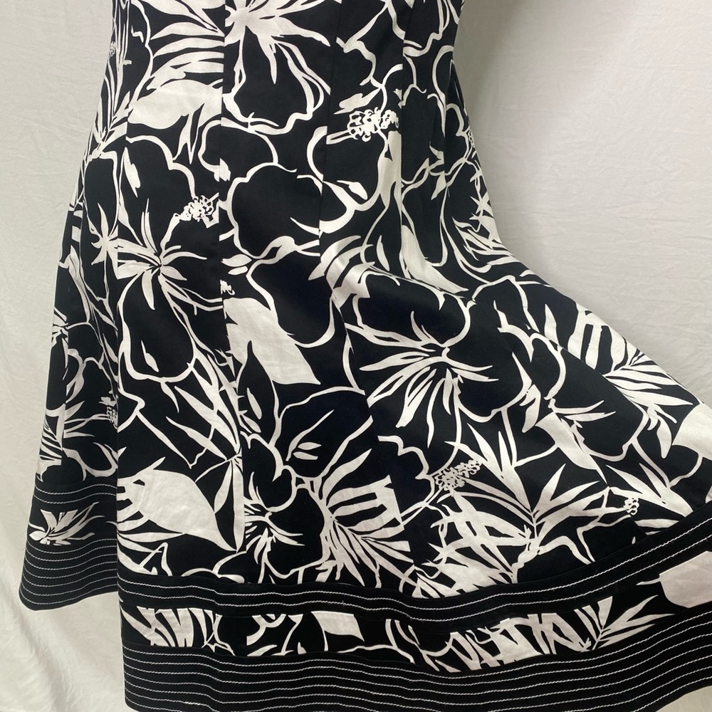 Ann Taylor size 8 ,Black and white color dress zipper - Picture 10 of 11